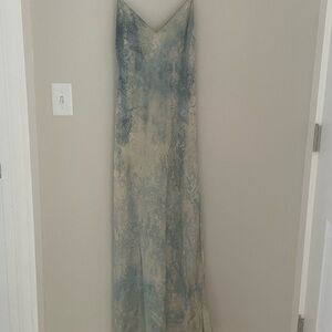 Dannijo silk slip dress with slit.  Size M.  Worn once.  Excellent condition.